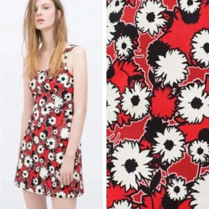{Zara} Trafaluc Floral Crossback Sheath Dress - Size Small